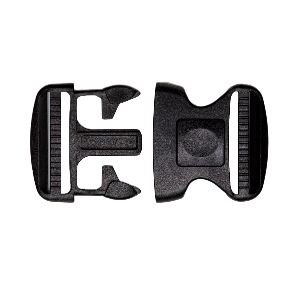 Italian Black Plastic Release Buckle - 3.25" x 2.5" Italian Black Plastic Release Buckle - 3.25" x 2.5"