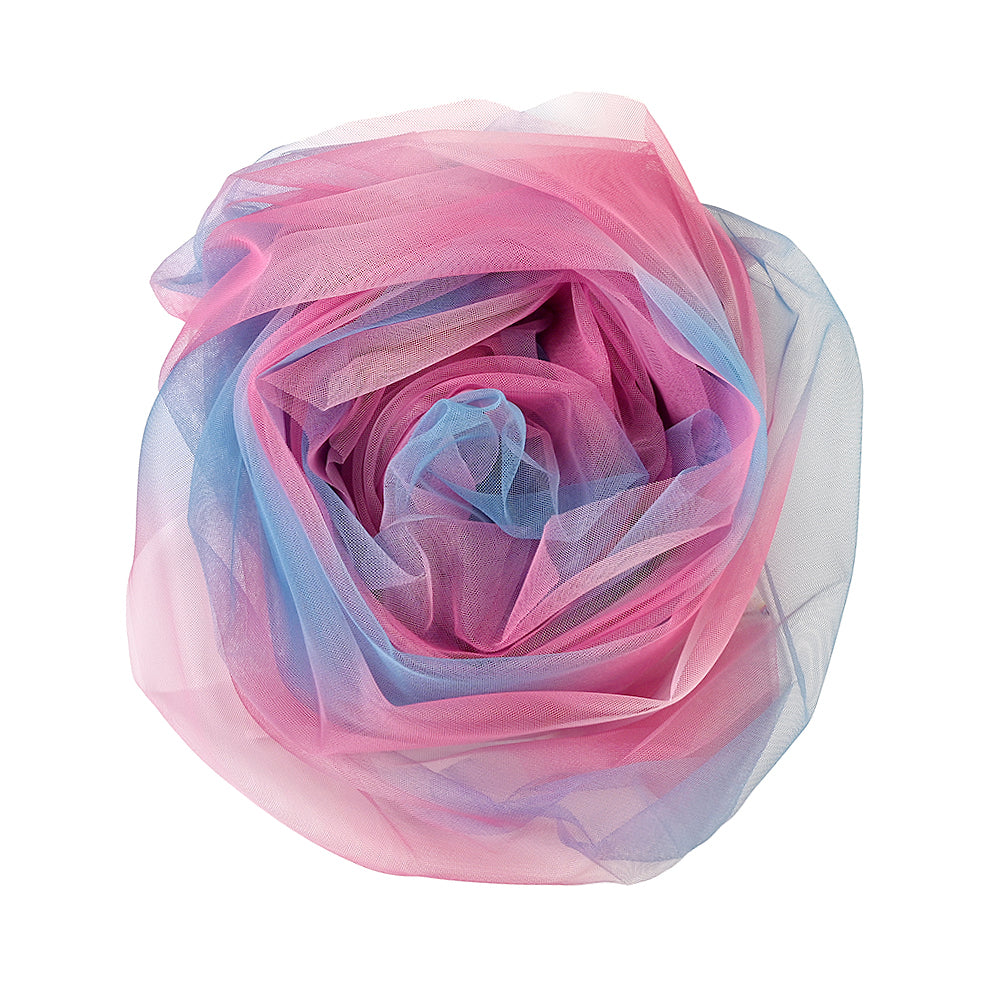 Ombre Shadow Tulle - Fuchsia and Blue Detail Ombre Shadow Tulle - Fuchsia and Blue Detail