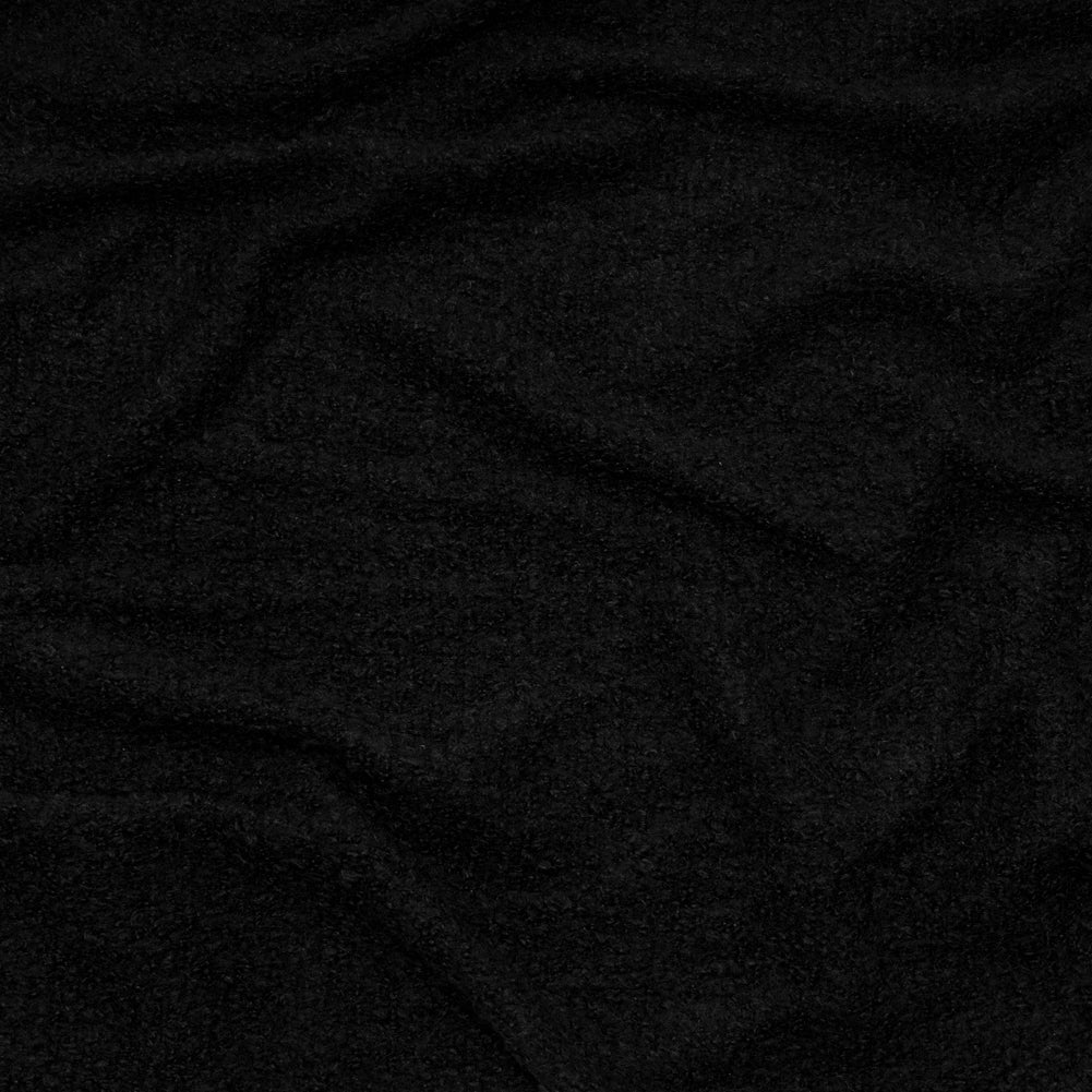 Black Boucled Blended Wool Knit Black Boucled Blended Wool Knit
