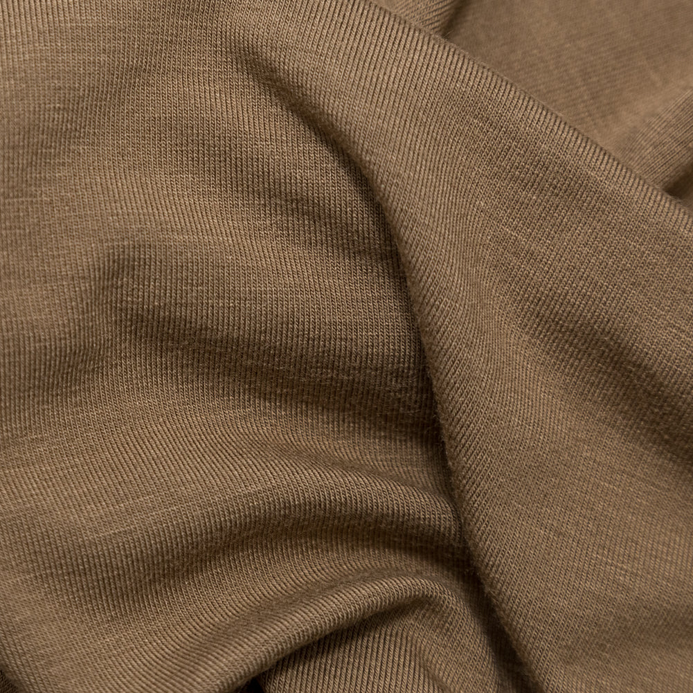 Toasted Coconut Stretch Rayon Jersey Detail Toasted Coconut Stretch Rayon Jersey Detail