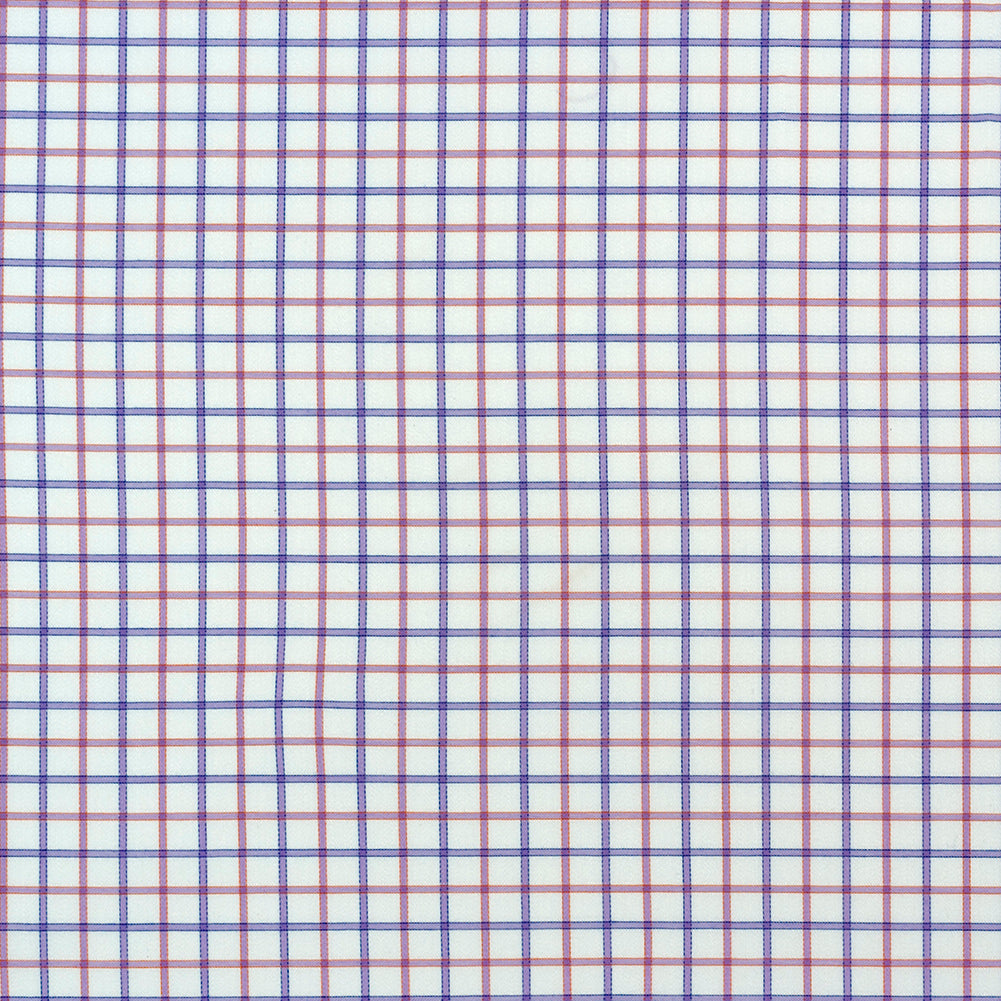 Premium Light Purple and Pink Tattersall Checkered Cotton Shirting Premium Light Purple and Pink Tattersall Checkered Cotton Shirting