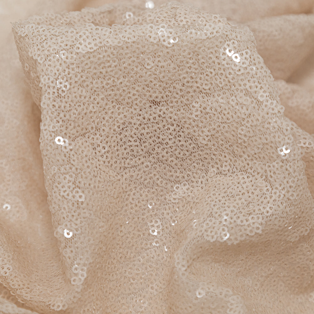 Frappe All-Over Baby Sequins on Mesh Full Frappe All-Over Baby Sequins on Mesh Full