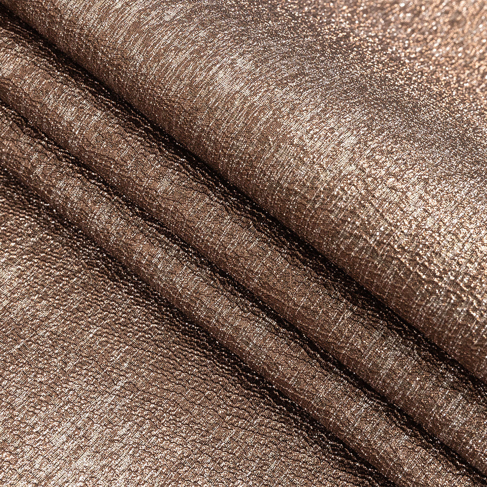 Metallic Bronze Crackle Luxury Brocade Detail Metallic Bronze Crackle Luxury Brocade Detail