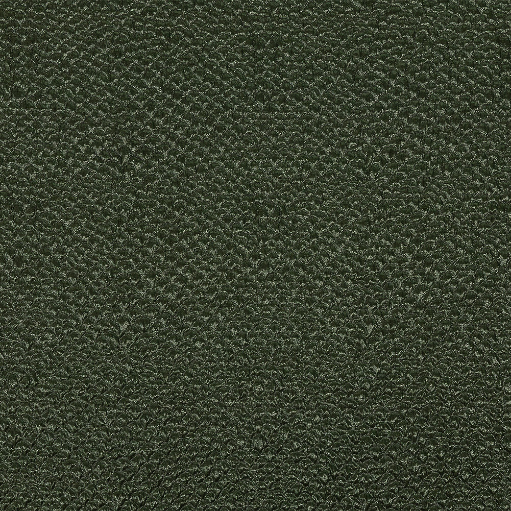 Metallic Green Dimensional Scallops Brocade Metallic Green Dimensional Scallops Brocade