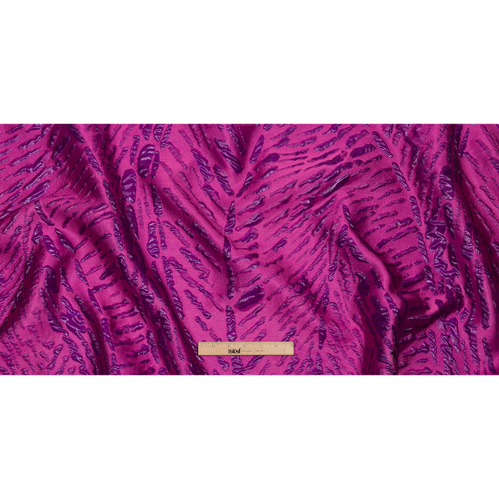 Metallic Magenta Abstract Luxury Brocade Metallic Magenta Abstract Luxury Brocade
