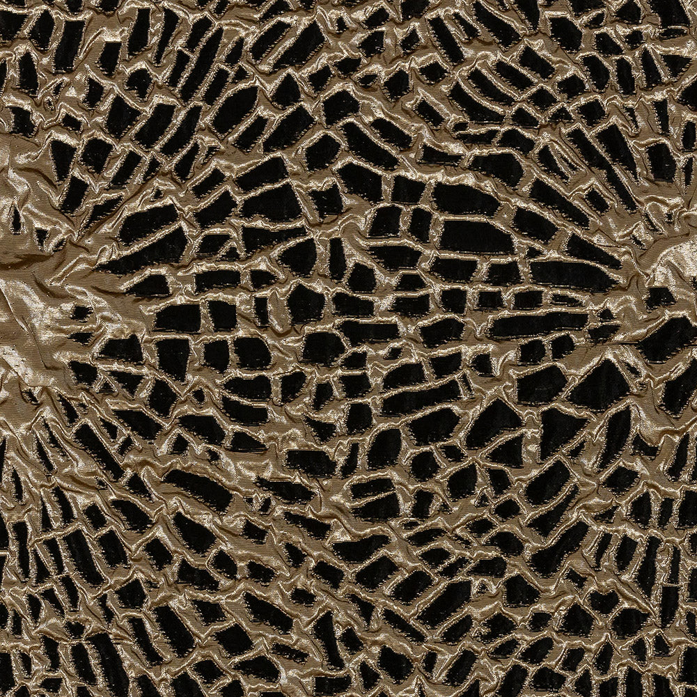 Metallic Black and Gold Abstract Luxury Brocade Metallic Black and Gold Abstract Luxury Brocade