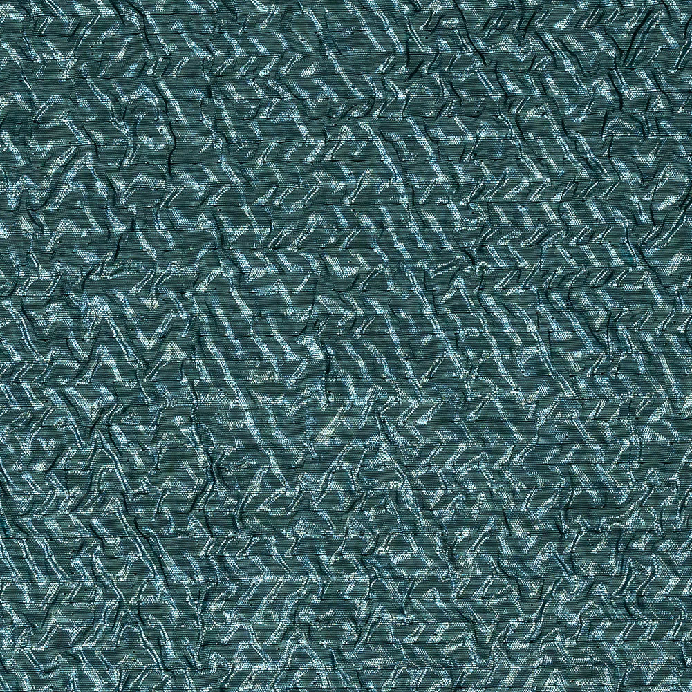 Capella Metallic Space Cadet Wavy Luxury Brocade - Detail Capella Metallic Space Cadet Wavy Luxury Brocade - Detail