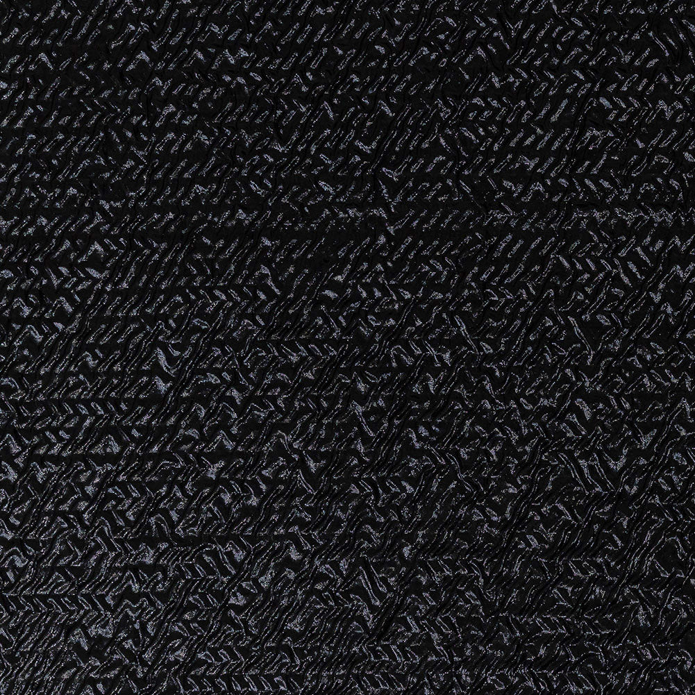 Capella Metallic Black Wavy Luxury Brocade Capella Metallic Black Wavy Luxury Brocade