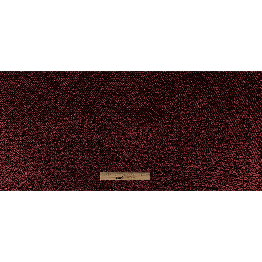 Capella Metallic Sceptre Red Wavy Luxury Brocade Capella Metallic Sceptre Red Wavy Luxury Brocade