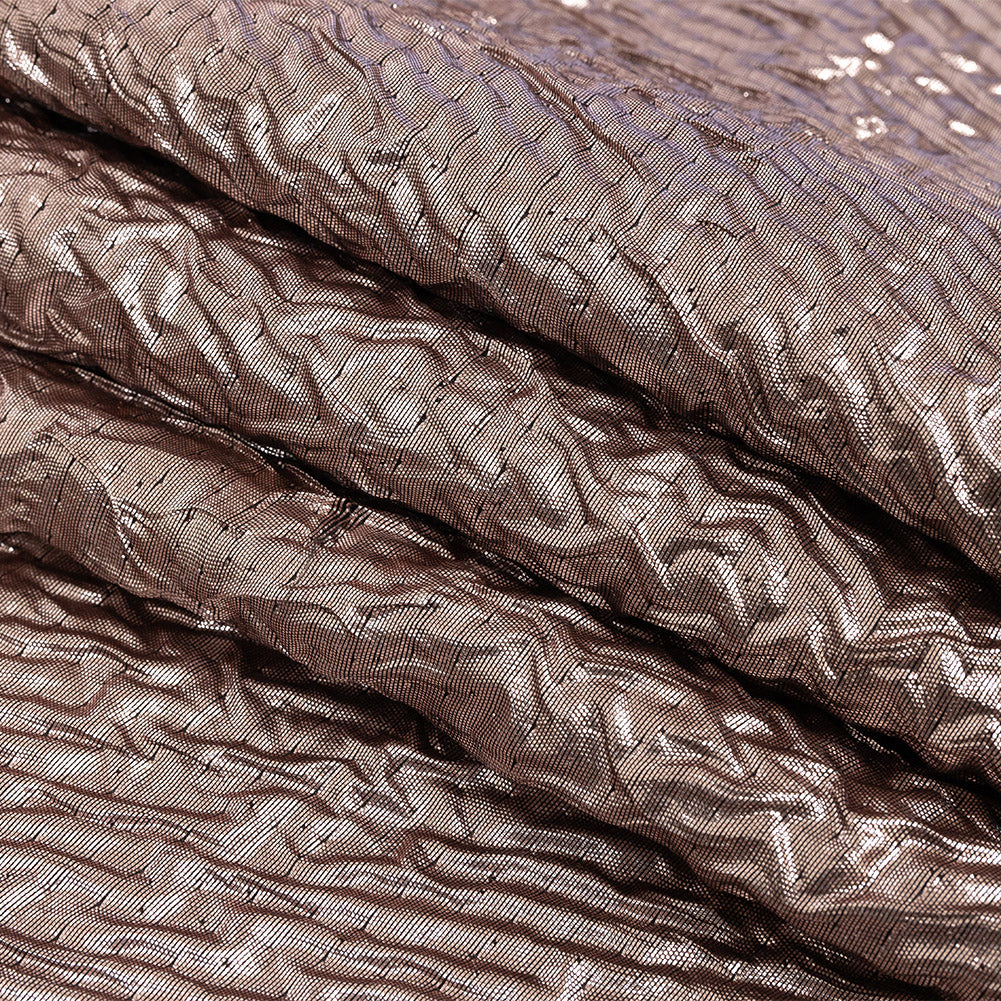 Capella Metallic Rose Gold Wavy Luxury Brocade Capella Metallic Rose Gold Wavy Luxury Brocade