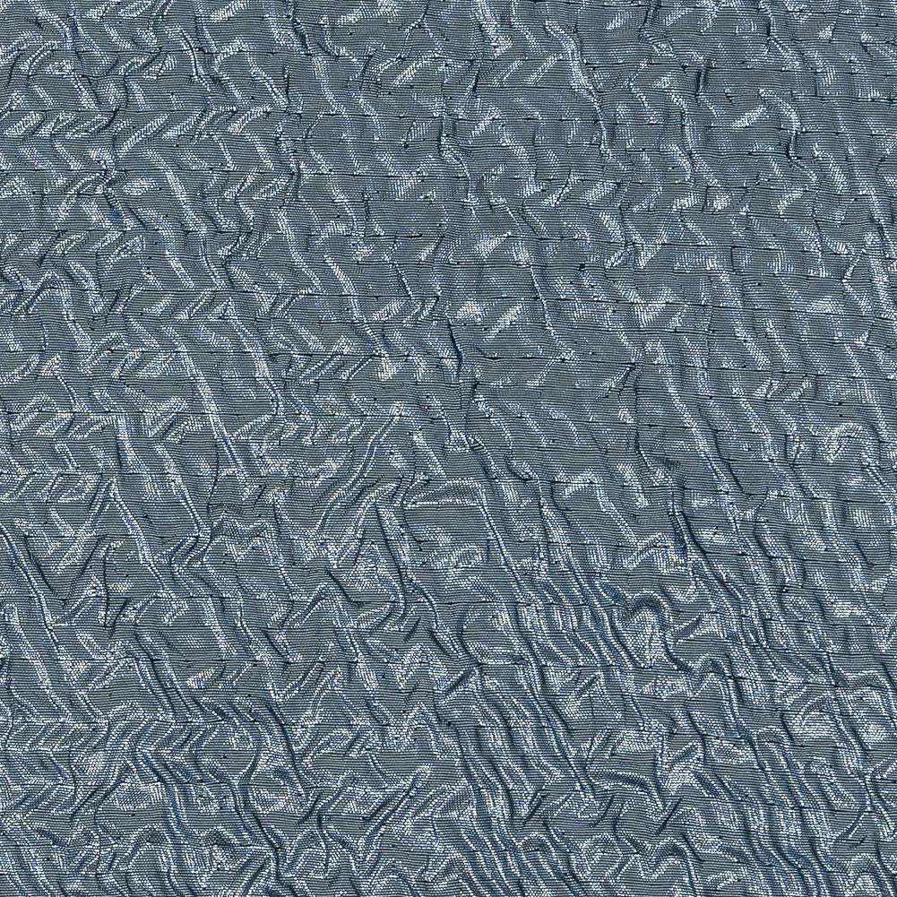 Capella Metallic Sky Blue Wavy Luxury Brocade Capella Metallic Sky Blue Wavy Luxury Brocade