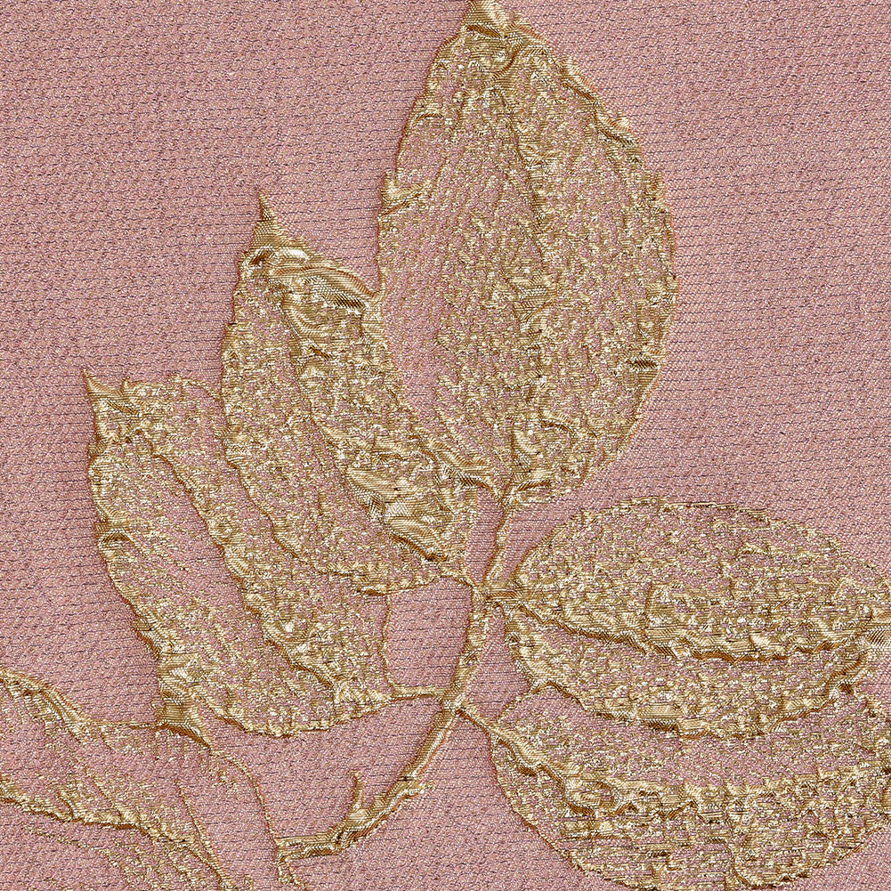 Metallic Gold and Pink Floral Luxury Brocade Metallic Gold and Pink Floral Luxury Brocade