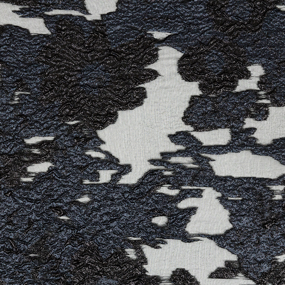 Metallic Black Abstract Luxury Burnout Brocade Metallic Black Abstract Luxury Burnout Brocade