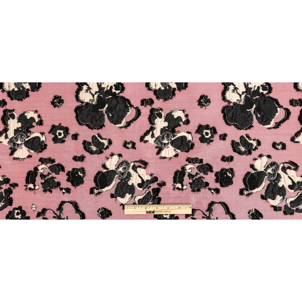 Pink and Beige Floral Luxury Brocade Pink and Beige Floral Luxury Brocade