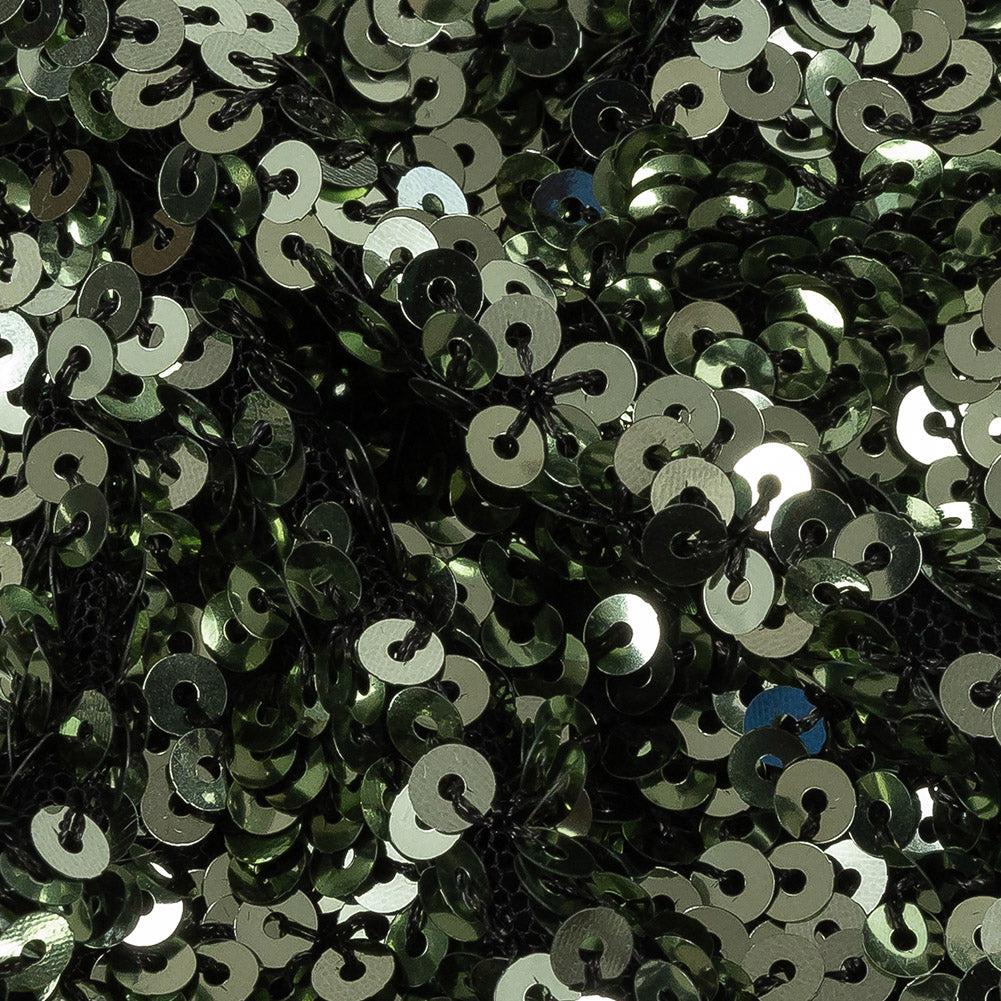 Heavy All-Over Sequins - Green - Guiseppe Collection Heavy All-Over Sequins - Green - Guiseppe Collection