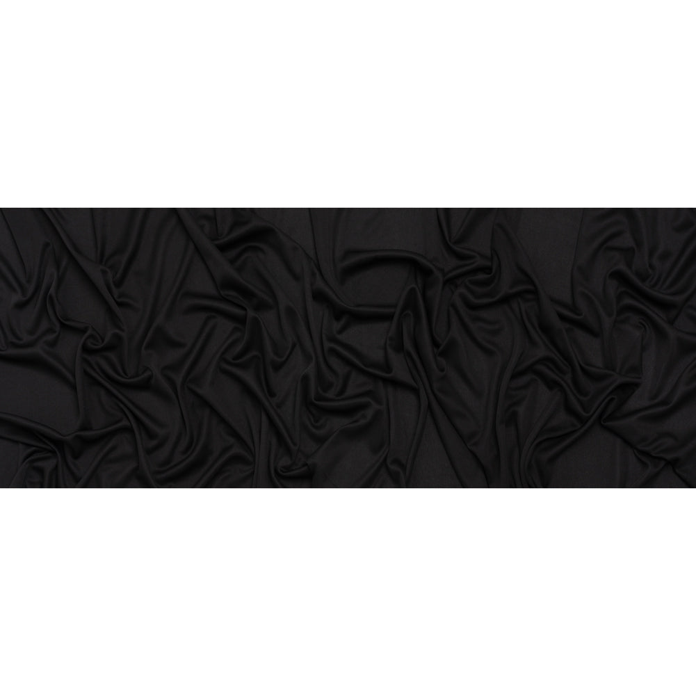 Polyester Pongee Knit Lining - Black - Luca Collection - Full