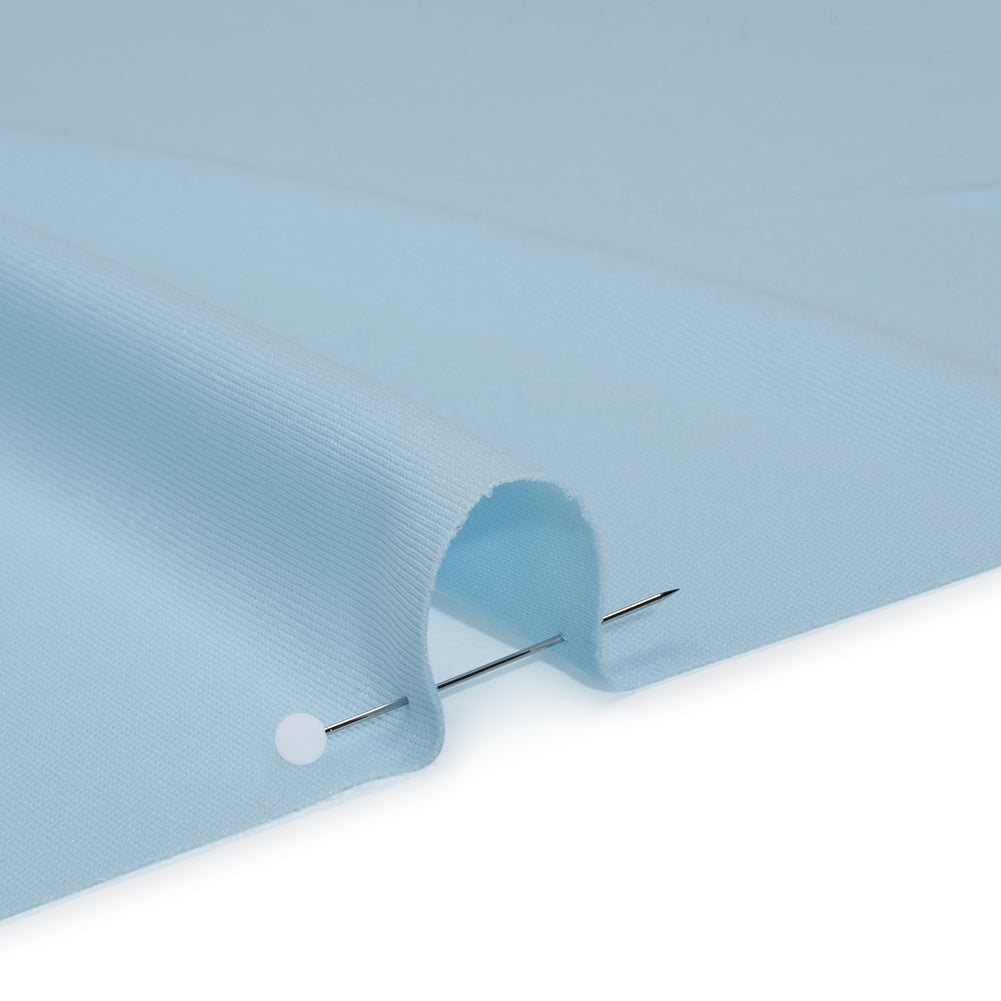 Polyester Pongee Knit Lining - Sky Blue - Luca Collection Detail Polyester Pongee Knit Lining - Sky Blue - Luca Collection Detail