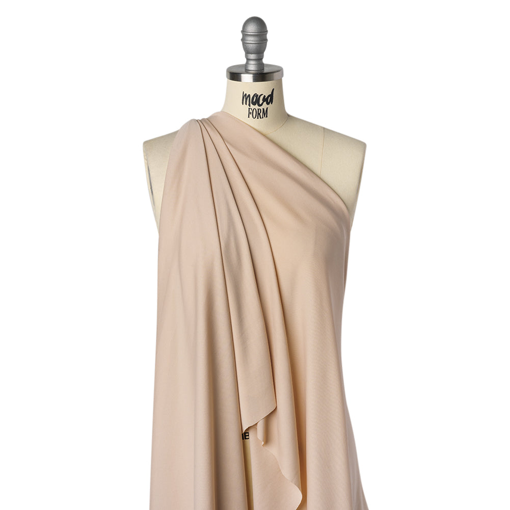 Polyester Pongee Knit Lining - Nude - Luca Collection Drape Polyester Pongee Knit Lining - Nude - Luca Collection Drape