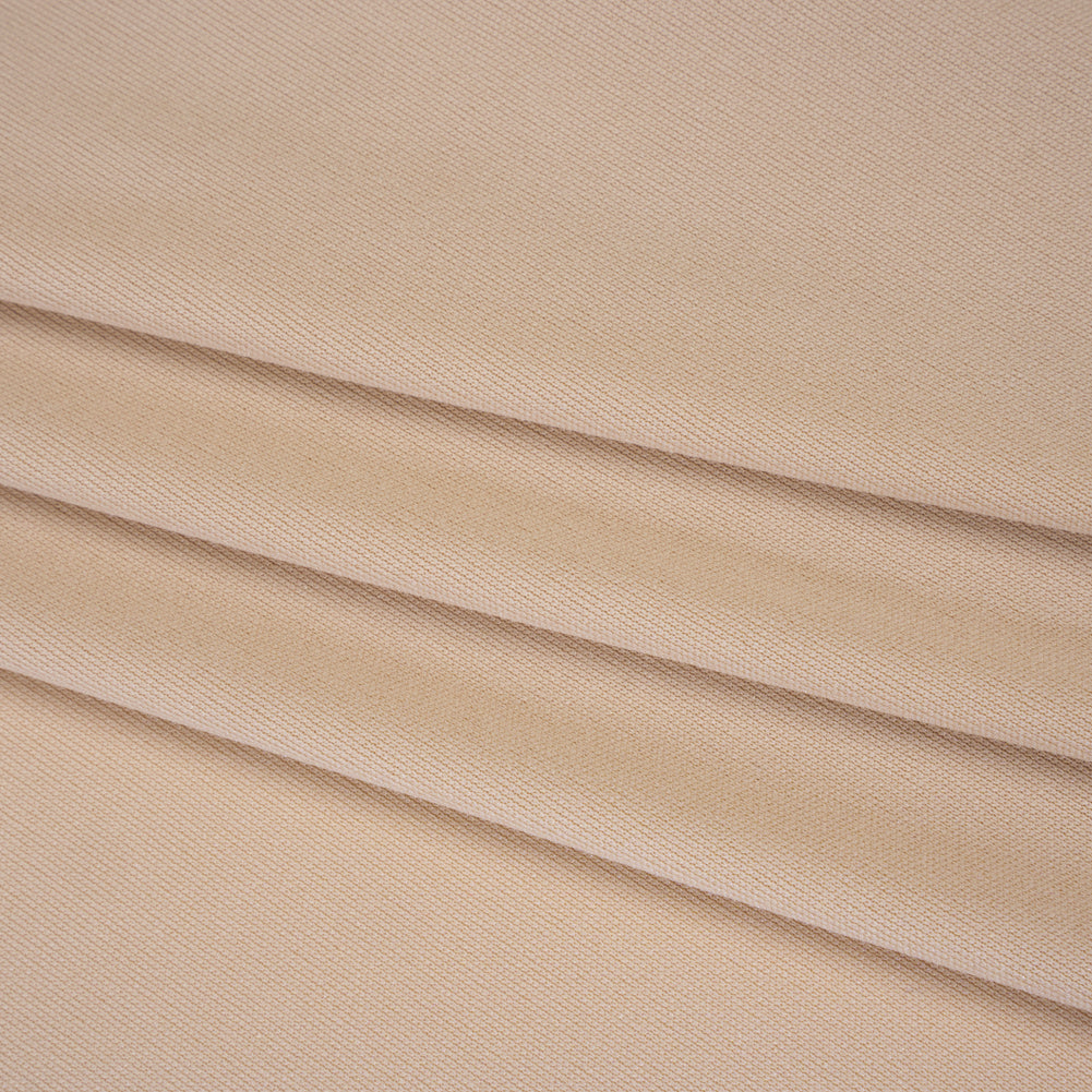 Polyester Pongee Knit Lining - Nude - Luca Collection Folded Polyester Pongee Knit Lining - Nude - Luca Collection Folded