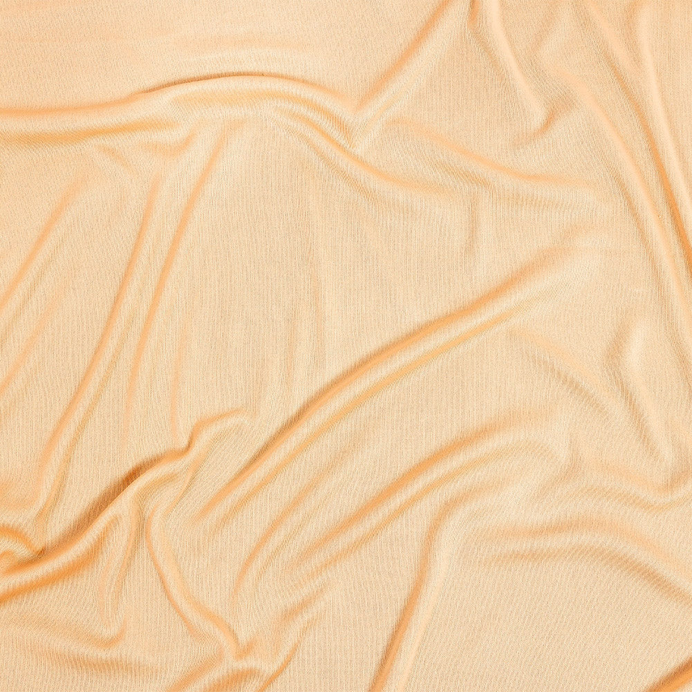 Polyester Pongee Knit Lining - Pale Orange - Luca Collection Polyester Pongee Knit Lining - Pale Orange - Luca Collection