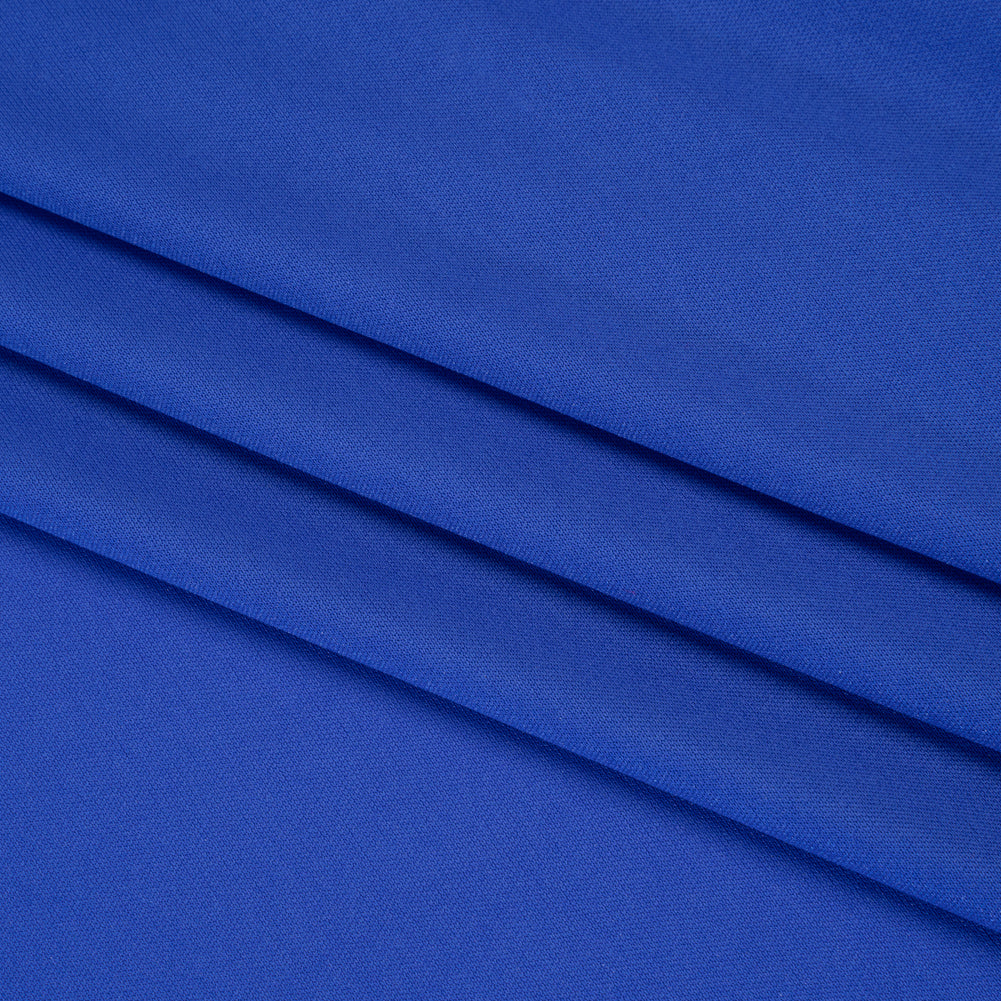 Polyester Pongee Knit Lining - Royal Blue - Luca Collection Folded Polyester Pongee Knit Lining - Royal Blue - Luca Collection Folded
