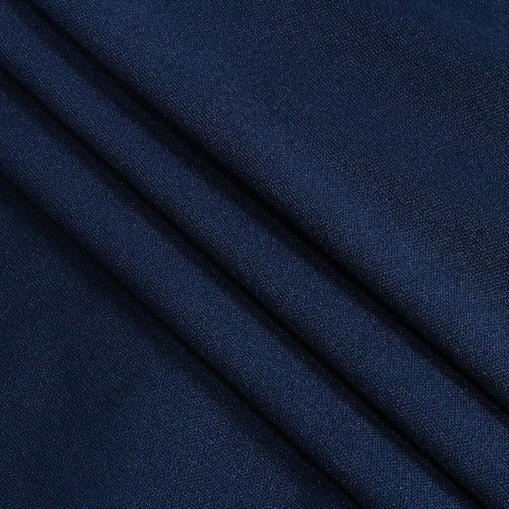 Polyester Pongee Knit Lining - Navy Blue - Luca Collection Polyester Pongee Knit Lining - Navy Blue - Luca Collection