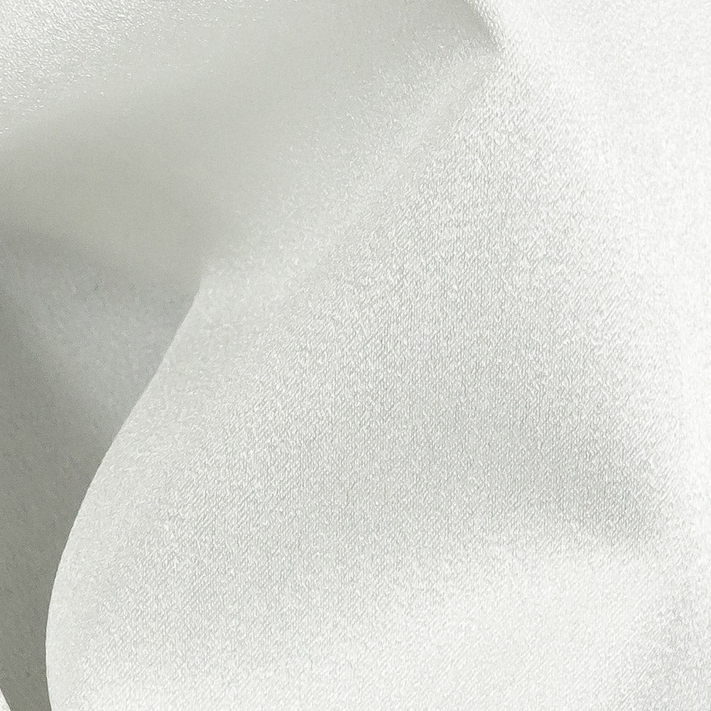 Lux Polyester Crepe Back Satin - White - Isla Collection Lux Polyester Crepe Back Satin - White - Isla Collection