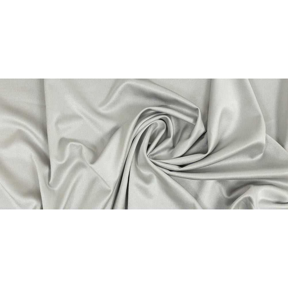 Lux Polyester Crepe Back Satin - Gray - Isla Collection Lux Polyester Crepe Back Satin - Gray - Isla Collection