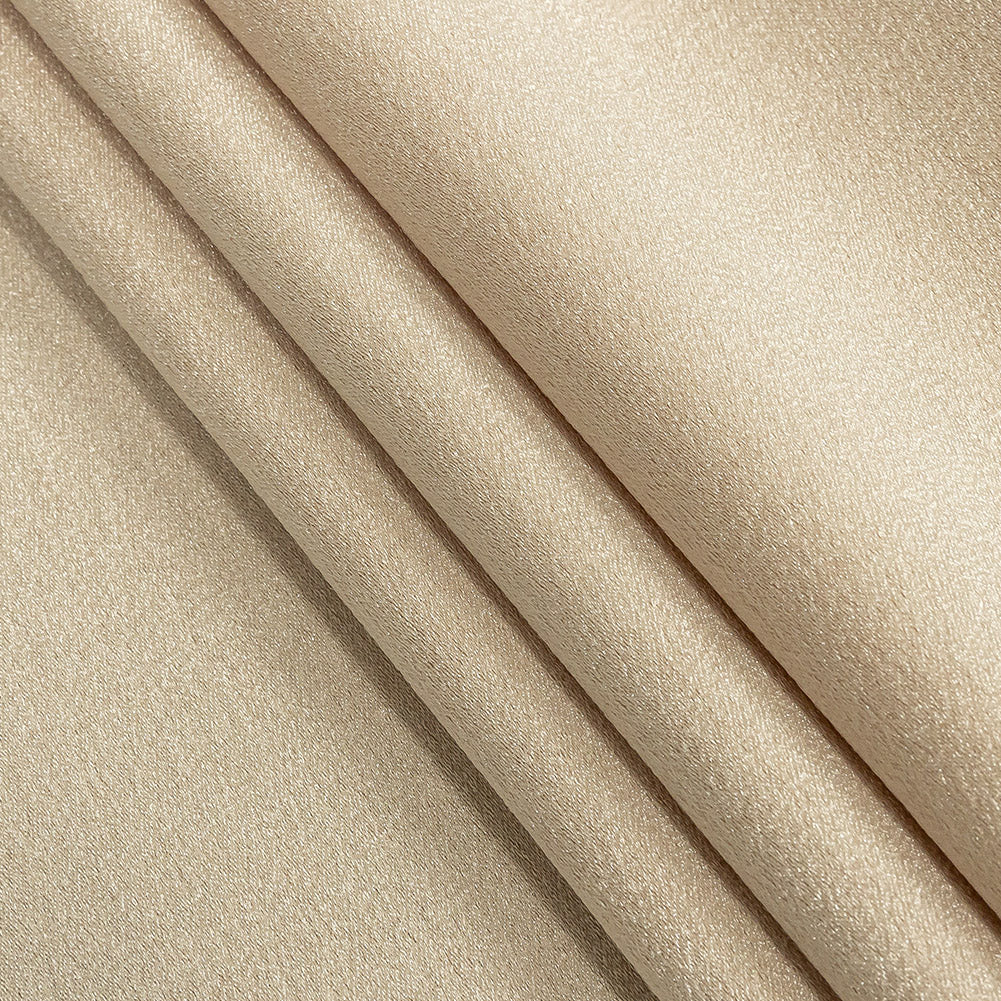 Lux Polyester Crepe Back Satin - Light Beige - Isla Collection Lux Polyester Crepe Back Satin - Light Beige - Isla Collection
