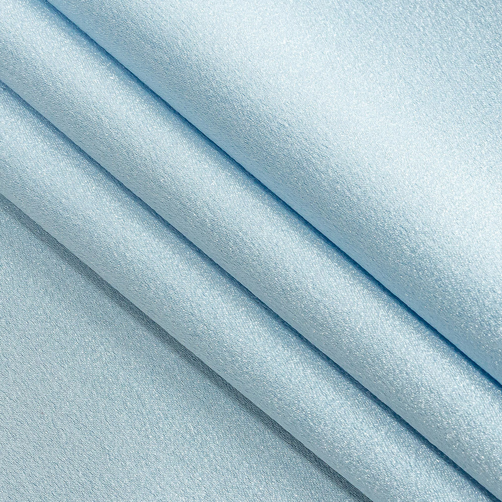 Lux Polyester Crepe Back Satin - Sky Blue - Isla Collection