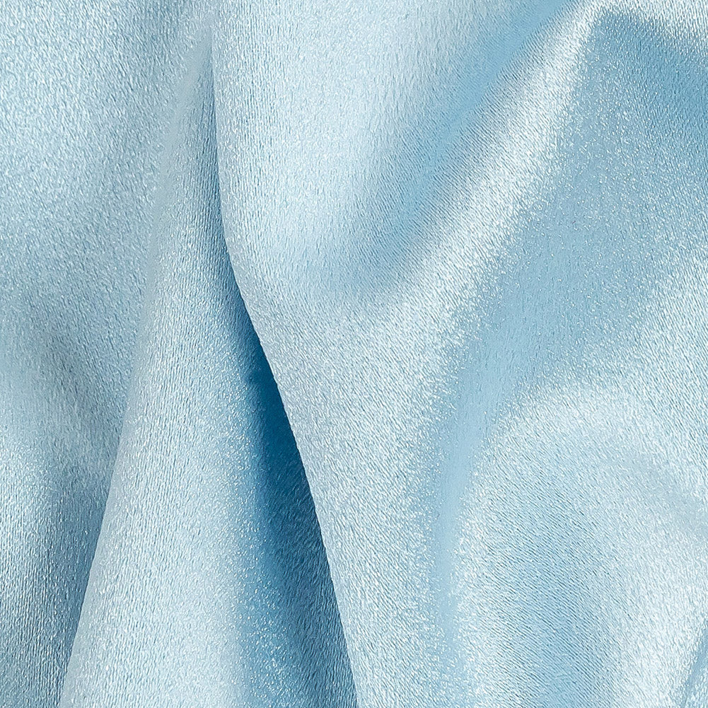 Lux Polyester Crepe Back Satin - Sky Blue - Isla Collection