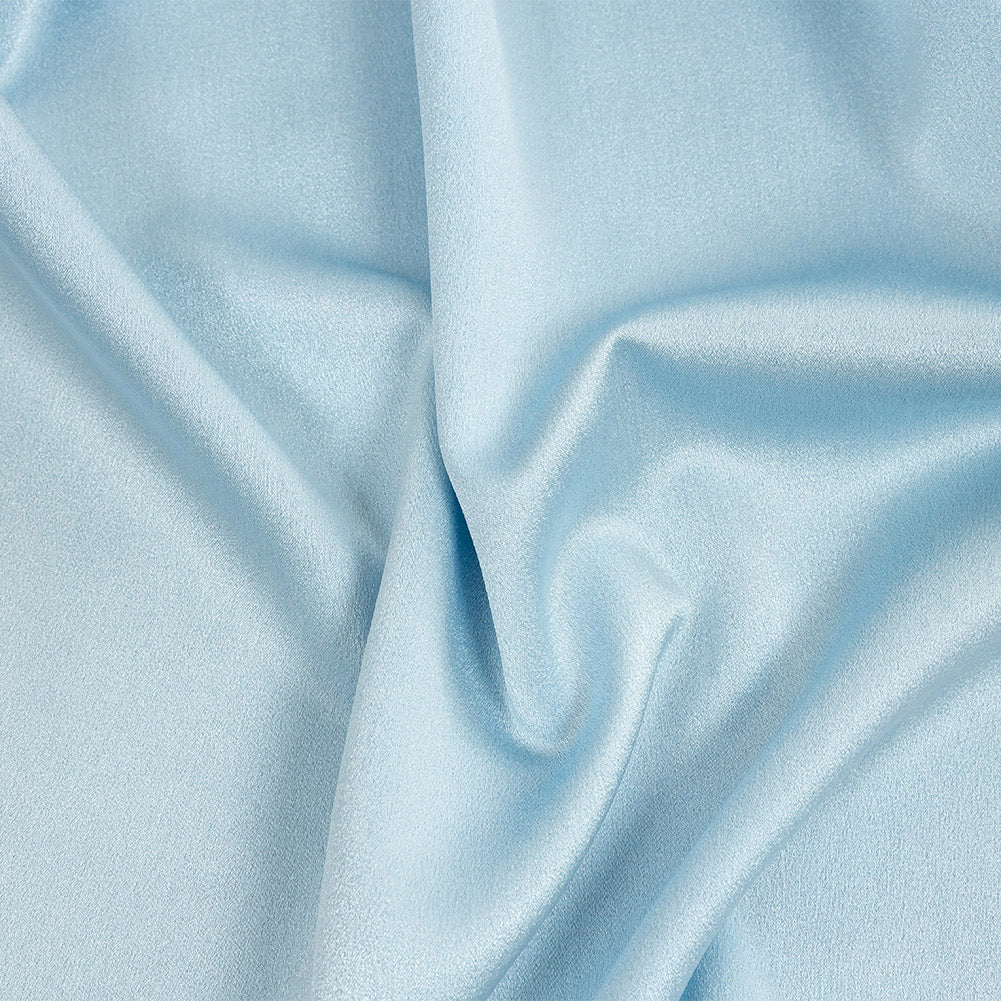 Lux Polyester Crepe Back Satin - Sky Blue - Isla Collection