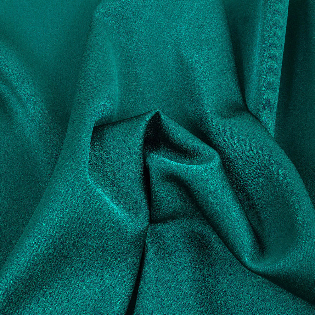 Lux Polyester Crepe Back Satin - Emerald - Isla Collection Lux Polyester Crepe Back Satin - Emerald - Isla Collection