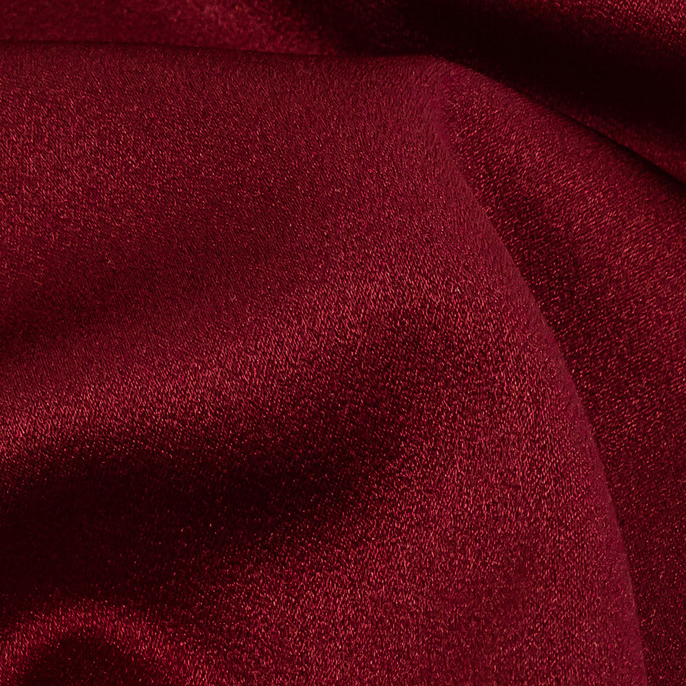 Lux Polyester Crepe Back Satin - Wine - Isla Collection Lux Polyester Crepe Back Satin - Wine - Isla Collection
