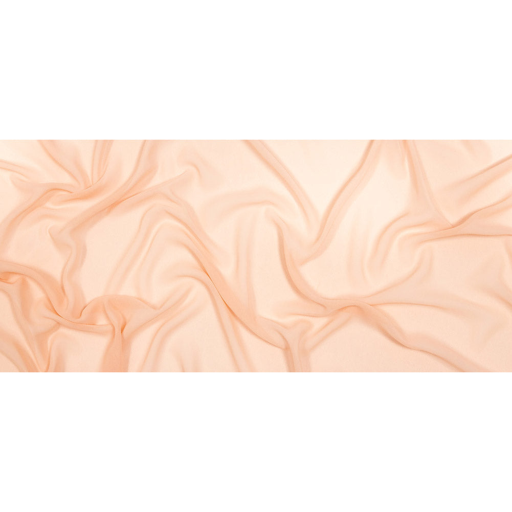 Lux Multi-Twist Polyester Chiffon - Peach Pearl - Esma Collection Lux Multi-Twist Polyester Chiffon - Peach Pearl - Esma Collection