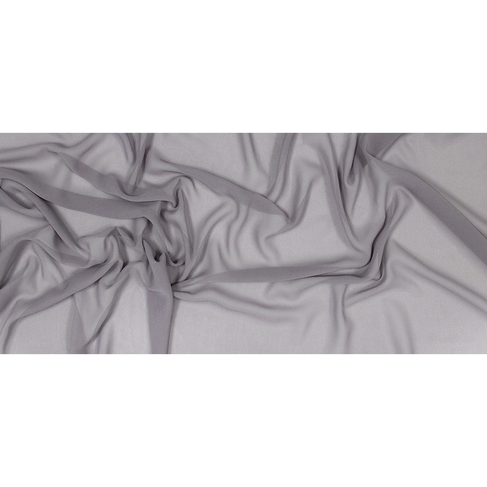 Lux Multi-Twist Polyester Chiffon - Gray - Esma Collection Lux Multi-Twist Polyester Chiffon - Gray - Esma Collection