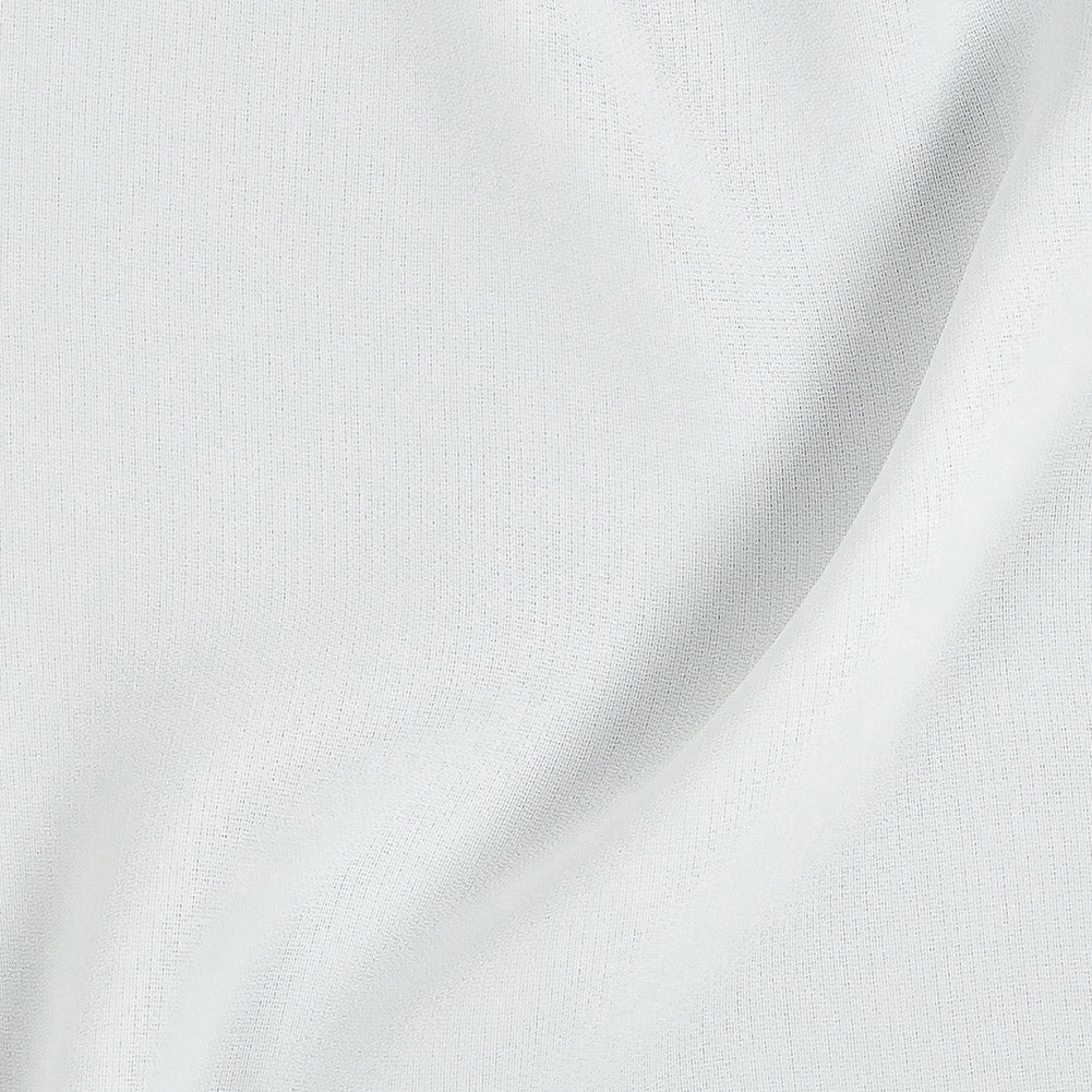 Polyester 4-Ply Crepe - White - Suzie Collection Polyester 4-Ply Crepe - White - Suzie Collection