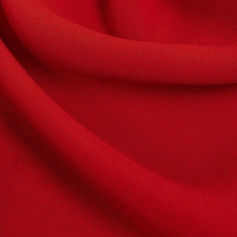 Polyester 4-Ply Crepe - Red - Suzie Collection Polyester 4-Ply Crepe - Red - Suzie Collection