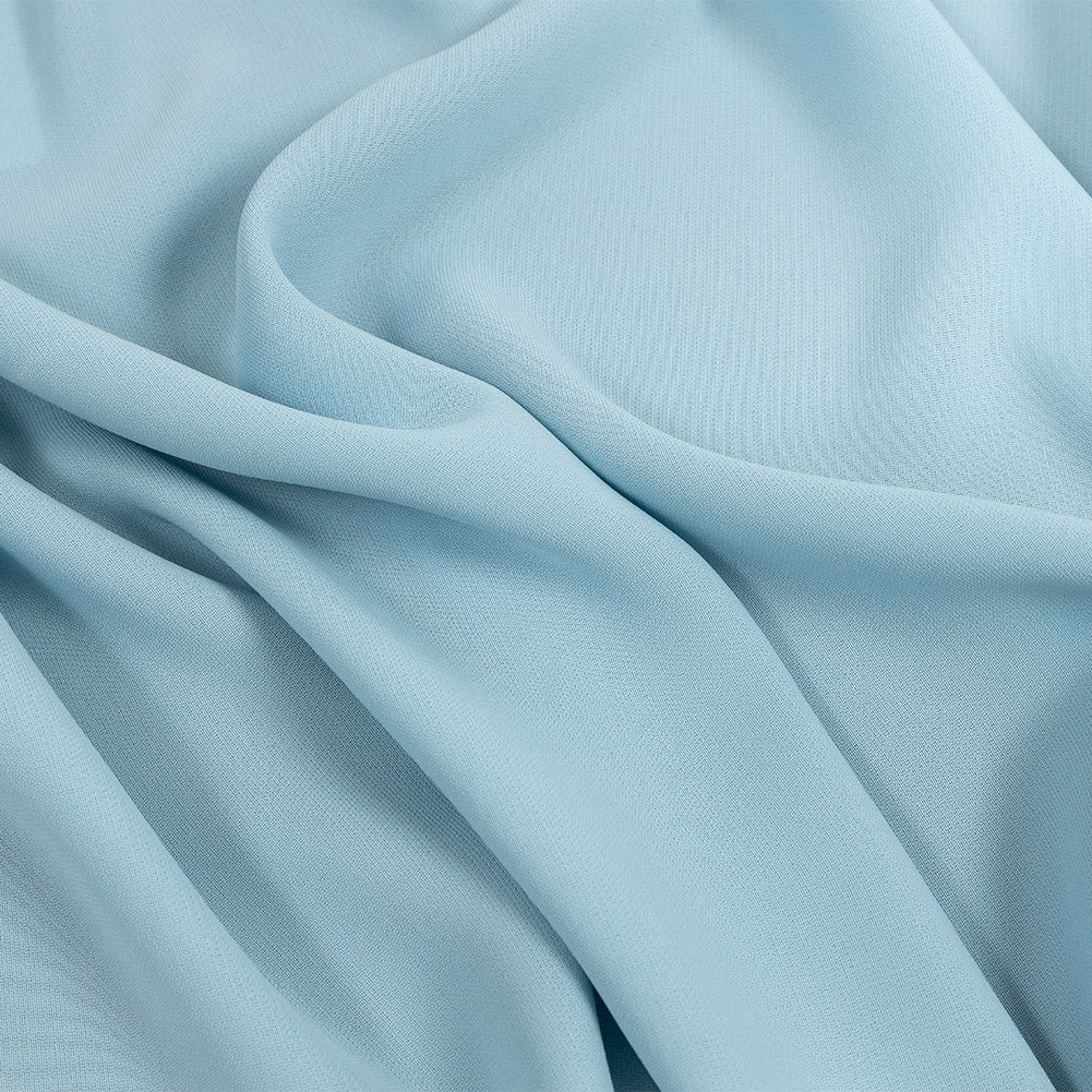 Polyester 4-Ply Crepe - Blue - Suzie Collection Polyester 4-Ply Crepe - Blue - Suzie Collection