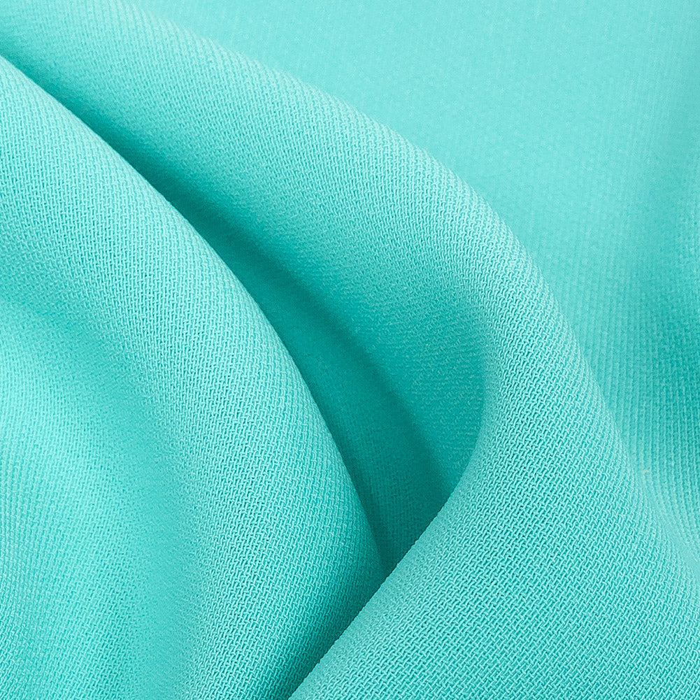 Polyester 4-Ply Crepe - Aquamarine - Suzie Collection Polyester 4-Ply Crepe - Aquamarine - Suzie Collection