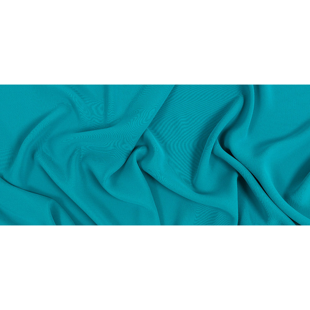 Polyester 4-Ply Crepe - Dark Turquoise - Suzie Collection Polyester 4-Ply Crepe - Dark Turquoise - Suzie Collection