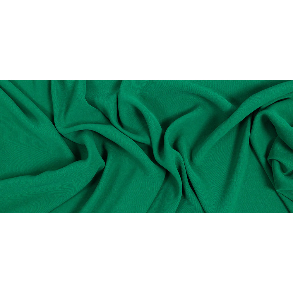 Polyester 4-Ply Crepe - Shamrock Green - Suzie Collection Polyester 4-Ply Crepe - Shamrock Green - Suzie Collection