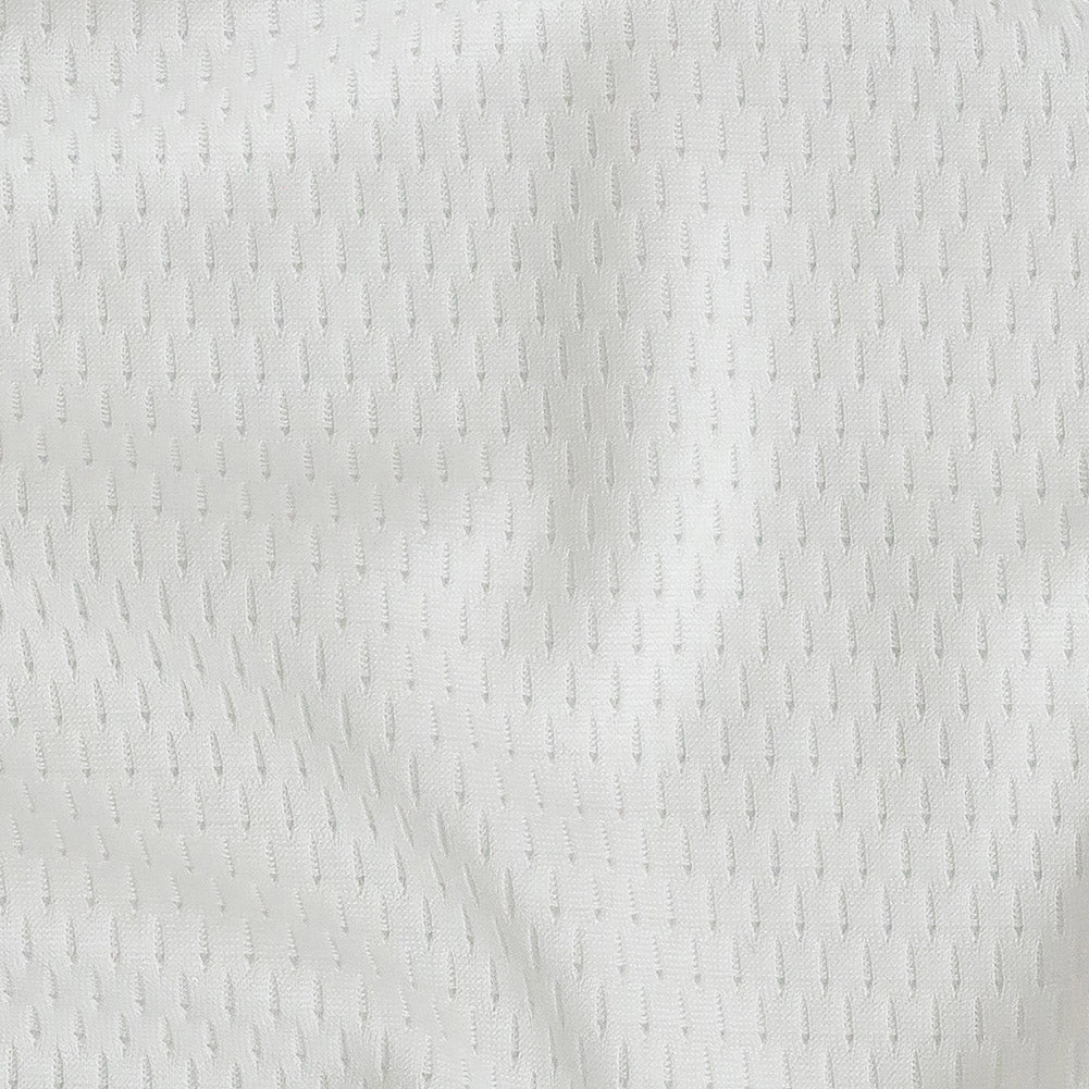 White Coolmax Wicking Athletic Mesh Detail White Coolmax Wicking Athletic Mesh Detail