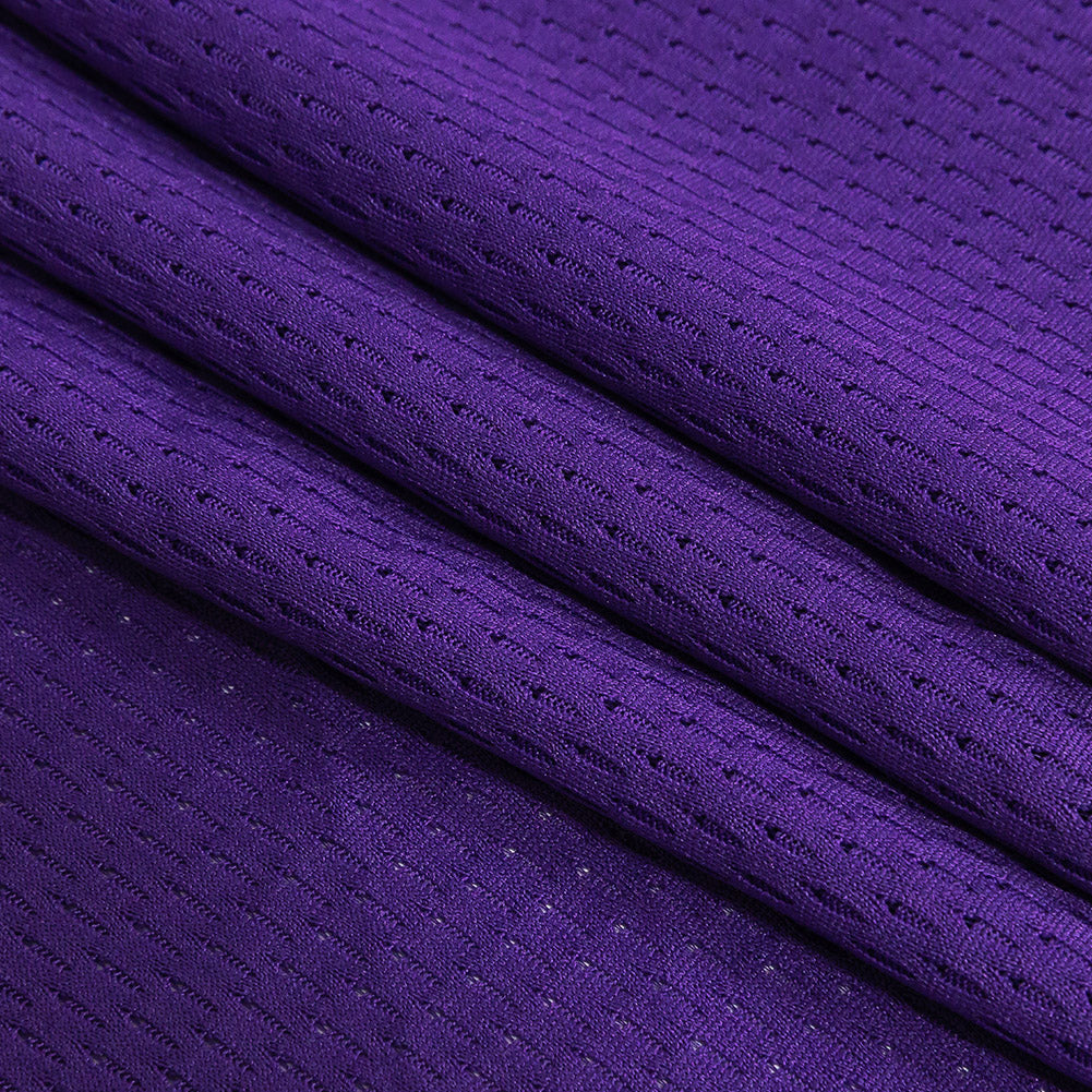 Purple Coolmax Wicking Athletic Mesh Folded Purple Coolmax Wicking Athletic Mesh Folded