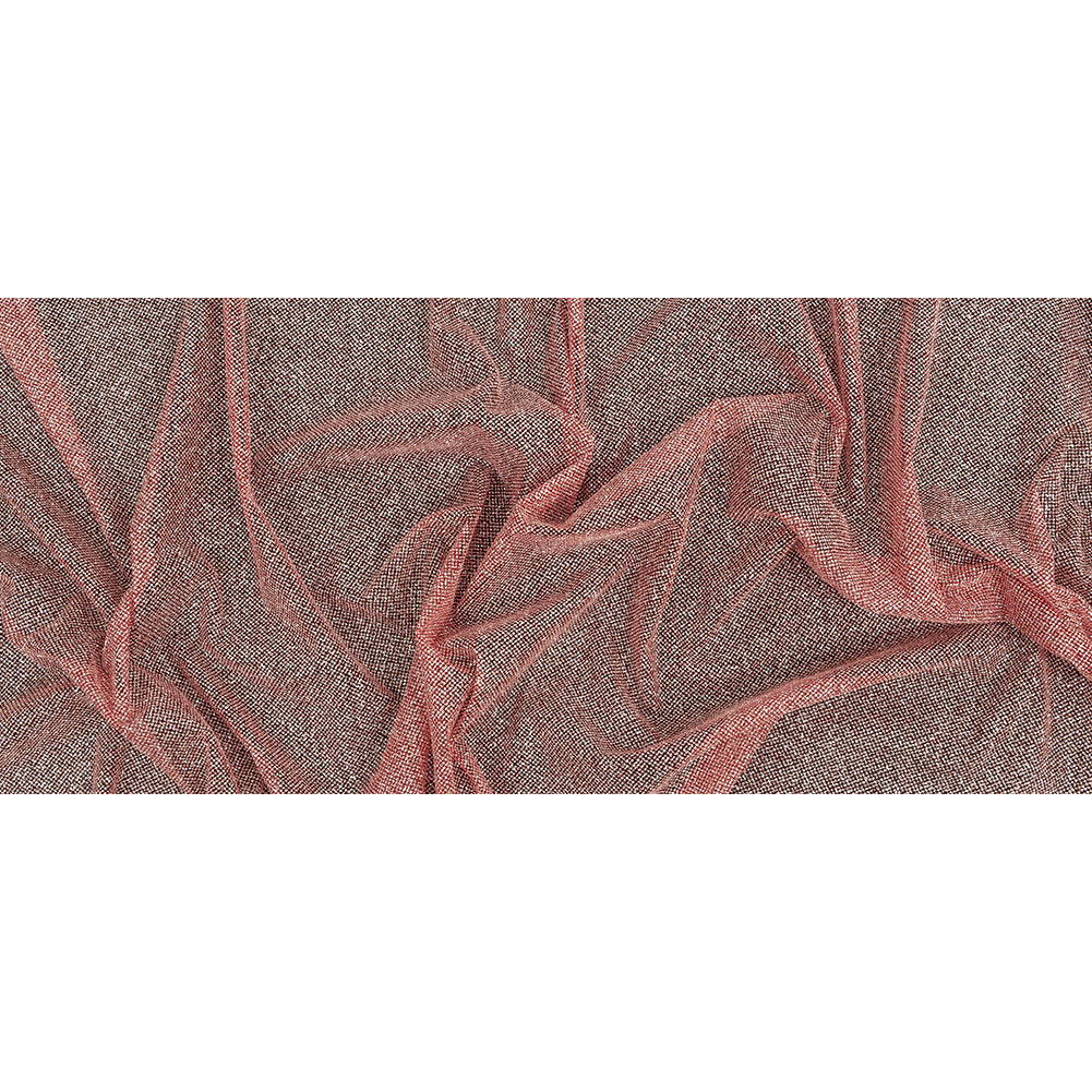 Tulle with Metallic Platinum Glitter - Red - Platina Collection Tulle with Metallic Platinum Glitter - Red - Platina Collection