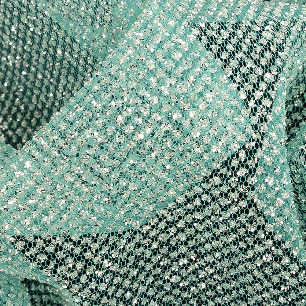 Tulle with Metallic Platinum Glitter - Fairy Wing - Platina Collection Tulle with Metallic Platinum Glitter - Fairy Wing - Platina Collection