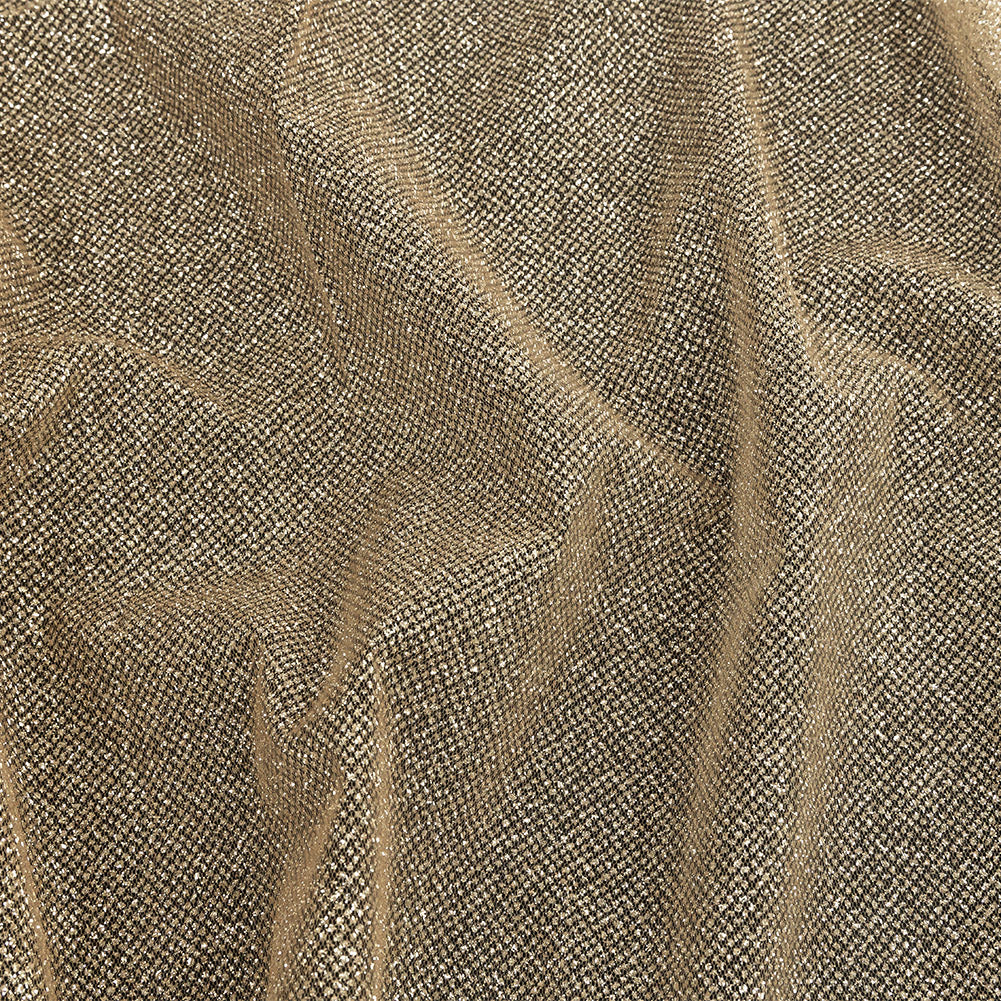 Ombre Tulle with Metallic Platinum Glitter - Pale Gold and White - Starlet Collection Ombre Tulle with Metallic Platinum Glitter - Pale Gold and White - Starlet Collection