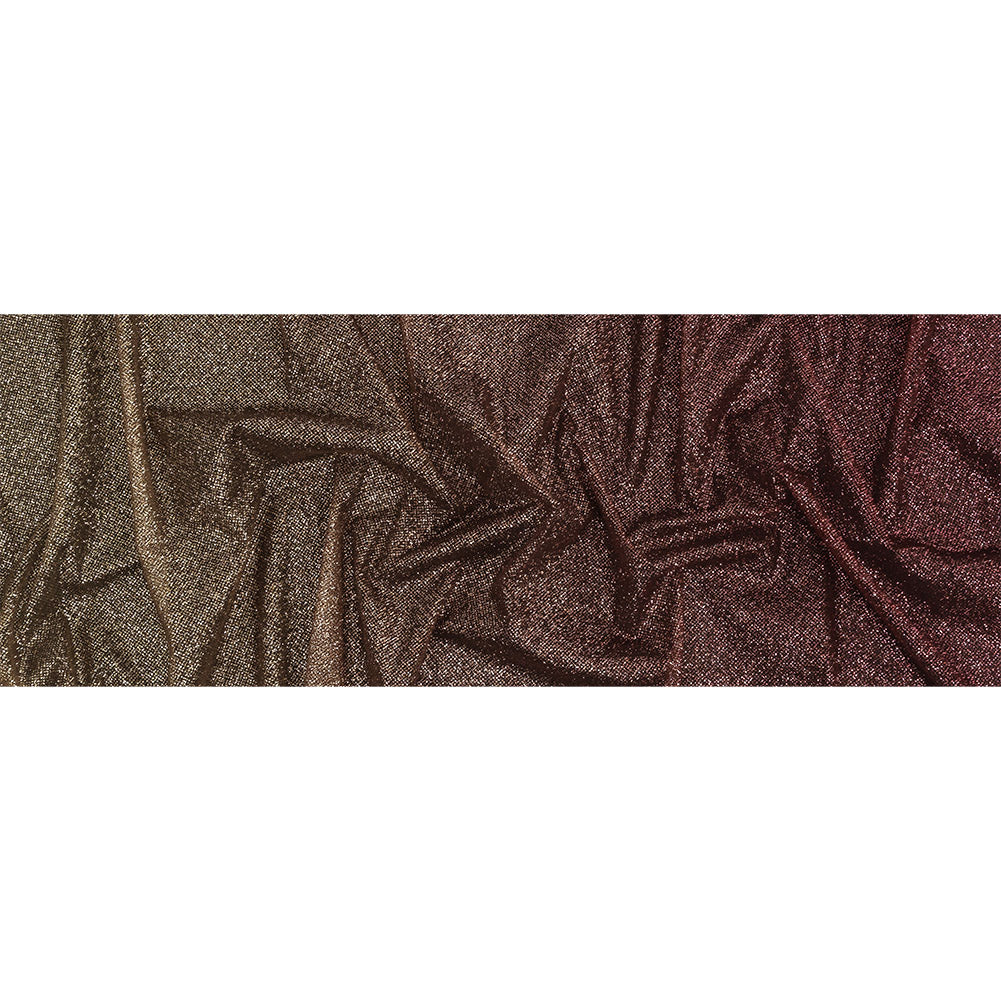 Ombre Tulle with Metallic Platinum Glitter - Maroon and Gold - Starlet Collection - Full Ombre Tulle with Metallic Platinum Glitter - Maroon and Gold - Starlet Collection - Full
