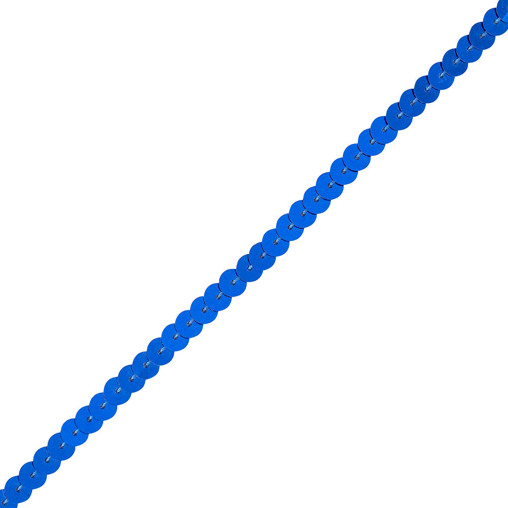 6mm Magnetic Blue Flat Sequins Trim 6mm Magnetic Blue Flat Sequins Trim