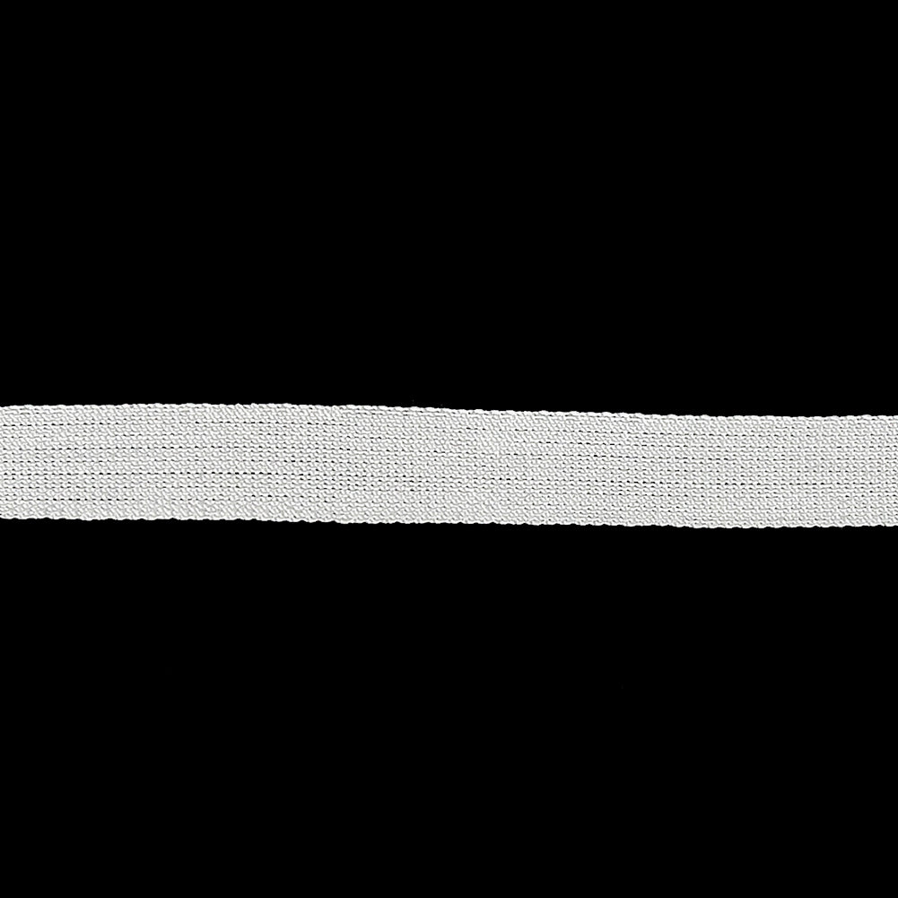 White Woven Edge Rayon Seam Binding - 0.25" Detail White Woven Edge Rayon Seam Binding - 0.25" Detail